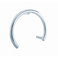 Uchwyt półokrągły z polerowanej stali nierdz.