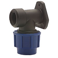 Kolano 90° PP "performance" do zamocowania złącze zaciskowe x GW 25x3/4"